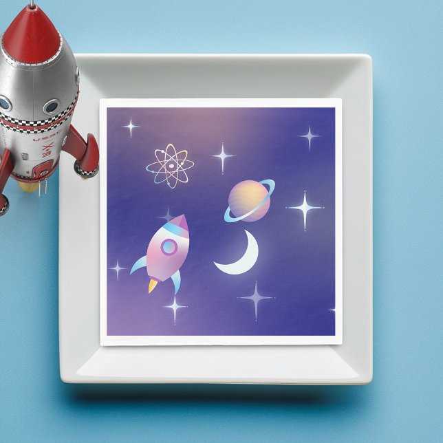 Pastel Outer Space Napkins (Creator Uploaded)