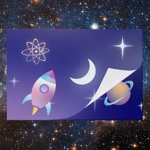 Pastel Outer Space Tearaway Paper Placemats