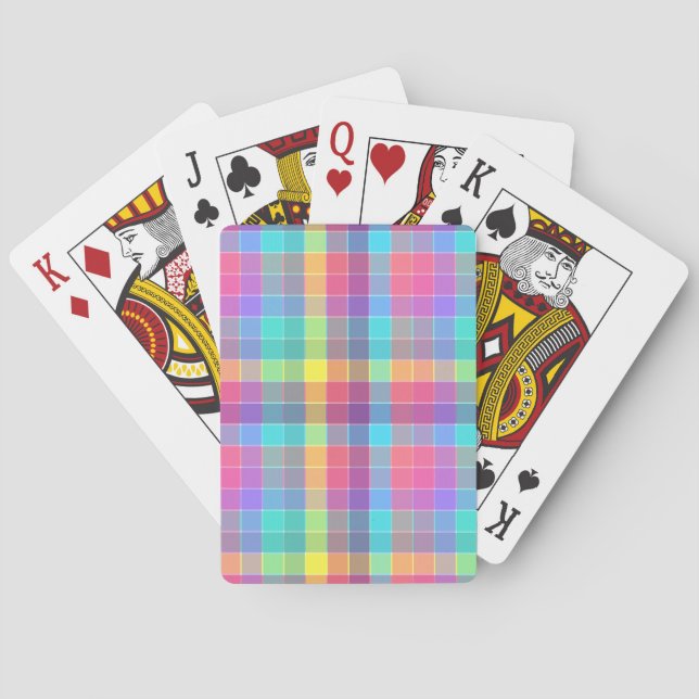 Pastel Overlap Poker Cards (Back)