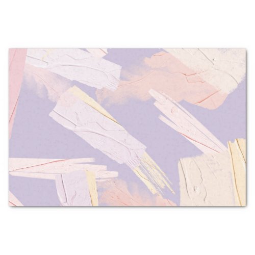Pastel Paint Brush Strokes Tissue Paper