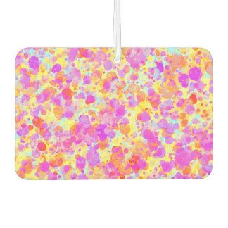 Pastel Paint Splatter Look Air Freshener