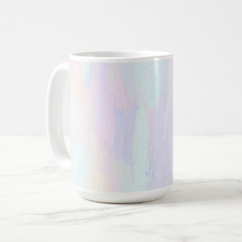 Pastel Paint Strokes Coffee Mug