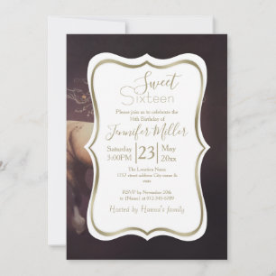 Pastel Painting Of A Running Horse Invitation