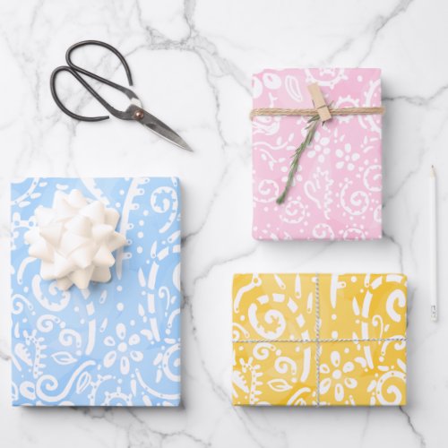 Pastel Paisley Wrapping Paper