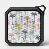 Pastel Palm Tree by the Beach Pattern Bluetooth Speaker (Front)