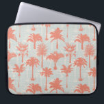 Pastel Palm Tree Pattern Laptop Sleeve<br><div class="desc">Check out this design featuring a pastel palm tree pattern.</div>