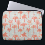 Pastel Palm Tree Pattern Laptop Sleeve<br><div class="desc">Check out this design featuring a pastel palm tree pattern.</div>