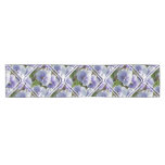 Pastel Pansies Short Table Runner