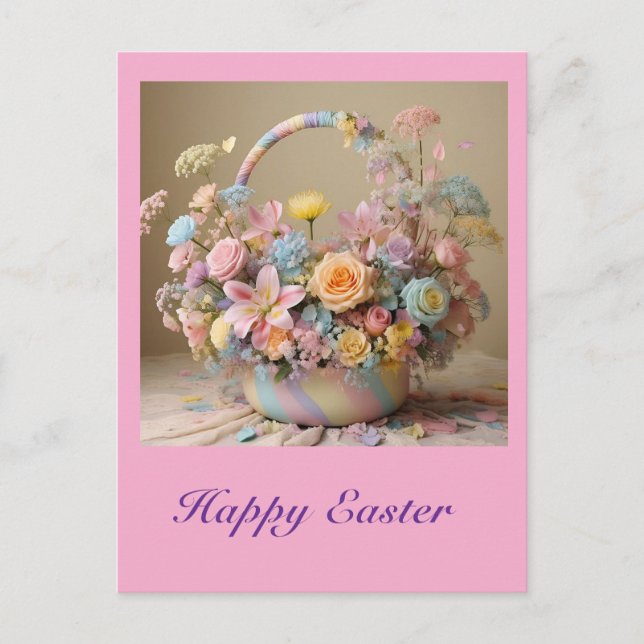 '" PASTEL PARADISE "  POSTCARD (Front)