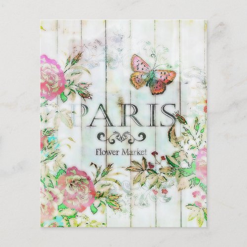 Pastel Paris floral