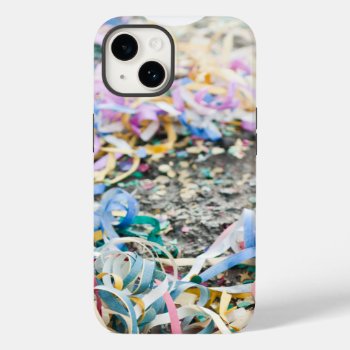 Pastel Party Streamers & Confetti Case-mate Iphone 14 Case by StyledbySeb at Zazzle
