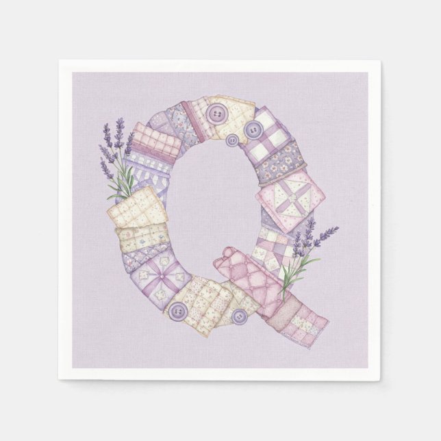 Pastel Patchwork, by Natasha Us Napkins (Front)