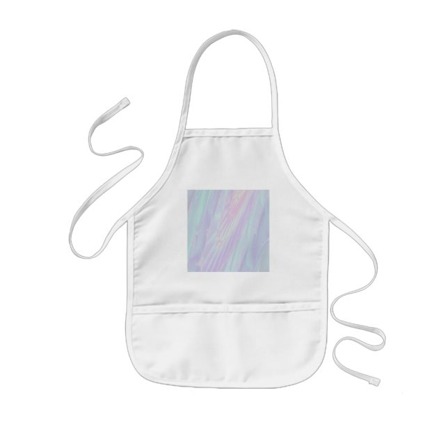 Pastel Pattern Fractal - Sea Shell Style. Kids' Apron (Front)