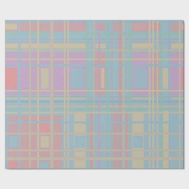Pastel pattern wrapping paper (Seam)