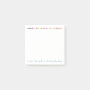 Pastel Pencil Four Post-it Notes