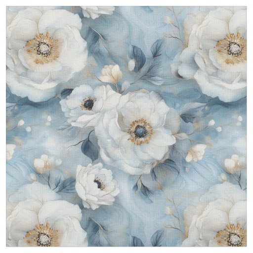 Pastel Peonies Fabric