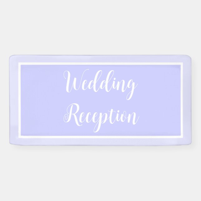 Pastel Periwinkle Purple Banner (Horizontal)
