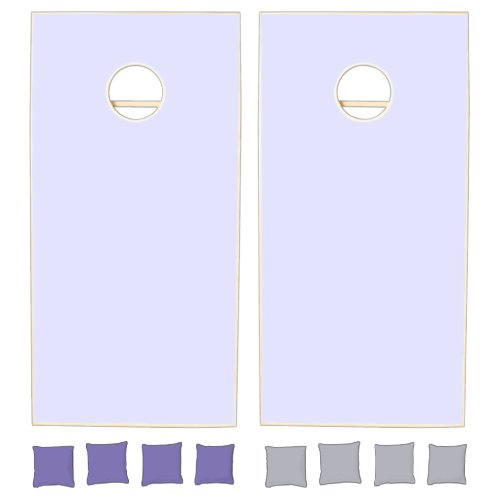 Pastel Periwinkle Purple Cornhole Set