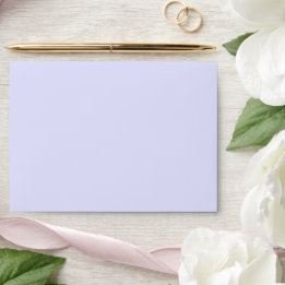 Pastel Periwinkle Purple Wedding Envelopes
