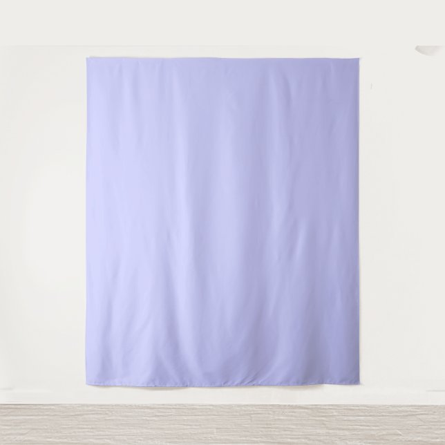 Pastel Periwinkle Solid Color | Classic | Elegant Tapestry (Front)