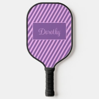 Pastel Personalized Pink and Lavender Striped 