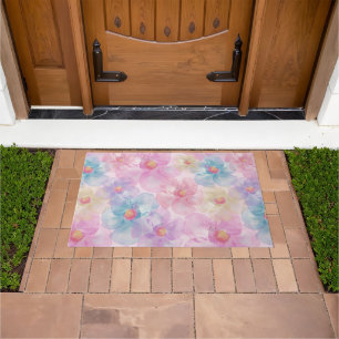 Pastel Petal Bloom Doormat