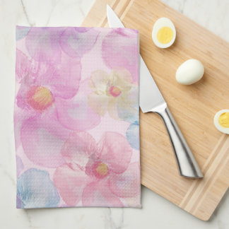 Pastel Petal Bloom Kitchen Towel