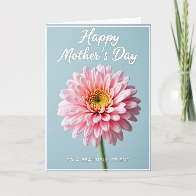 Pastel Petal Mothers Day Card (Front)