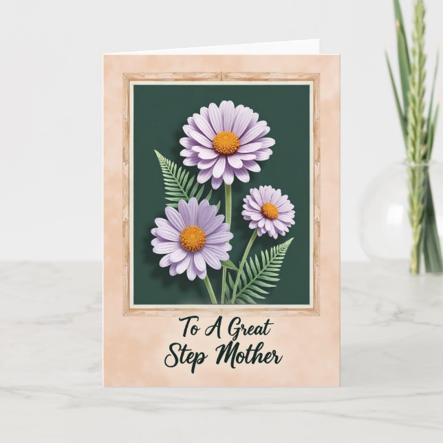 Pastel Petal Mothers Day Wish Card (Front)