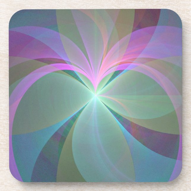 Pastel Petals Beverage Coaster (Front)