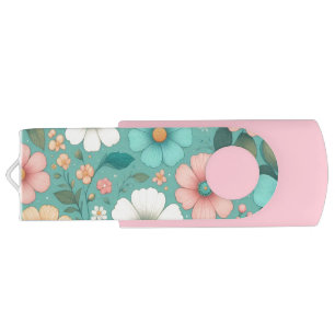Pastel Petals Flash Drive