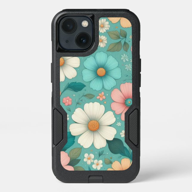 Pastel Petals Otterbox iPhone Case (Back)