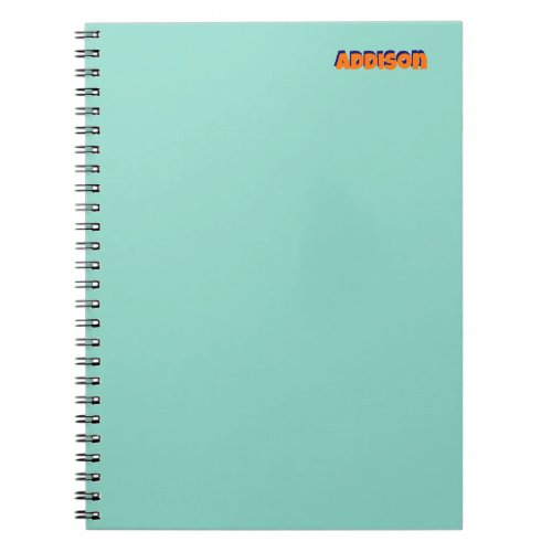 Pastel Photo Notebook