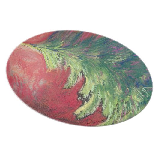 Pastel Pine Tree/Plate Melamine Plate (Right Side)