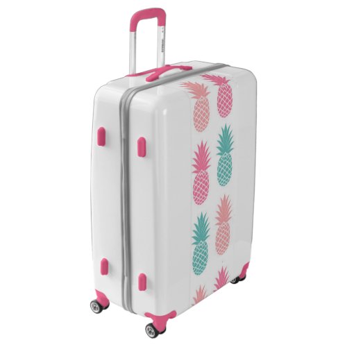 Pastel Pineapple Pattern Carry_On Luggage