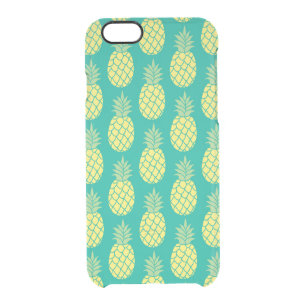 Pastel Pineapples Clear iPhone 6/6S Case