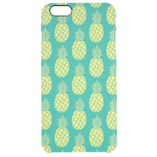 Pastel Pineapples Clear iPhone 6 Plus Case