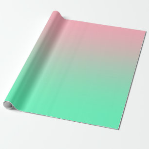 Pastel pink and pale green should always be seen wrapping paper