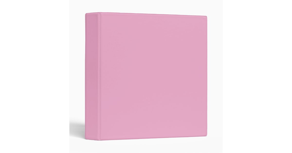 Pastel Pink Binder Zazzle