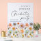 Pastel Pink Boho Wildflower Graduation Party