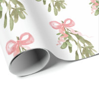 Red Grandmillennial Christmas Wrapping Paper | Zazzle