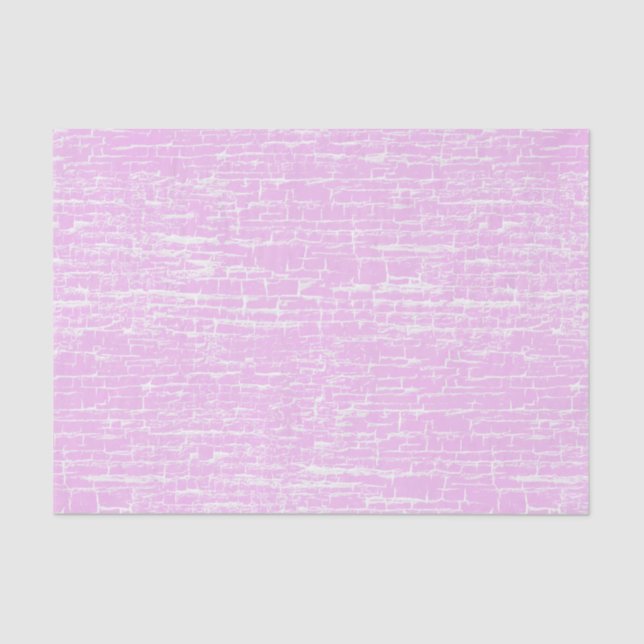 Pastel Pink Bubble Gum Crackle Tissue Paper (Front)
