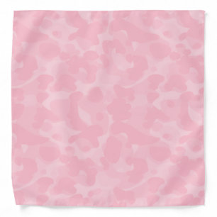 Pastel Pink Camo Camouflage Pattern Cool Stylish Bandana
