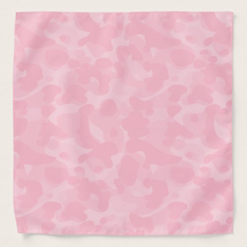Pastel Pink Camo Camouflage Pattern Cool Stylish Bandana