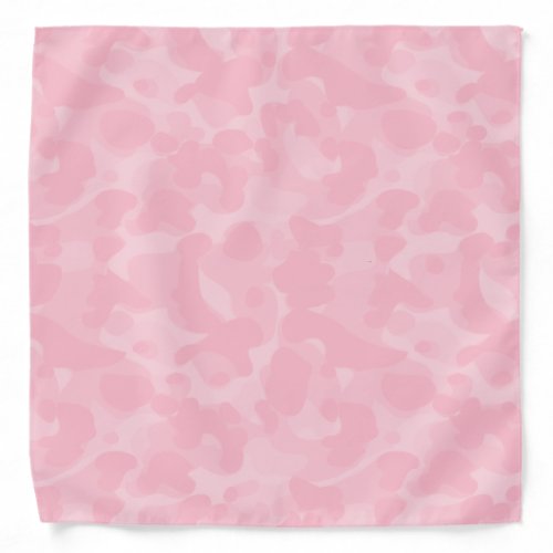 Pastel Pink Camo Camouflage Pattern Cool Stylish Bandana