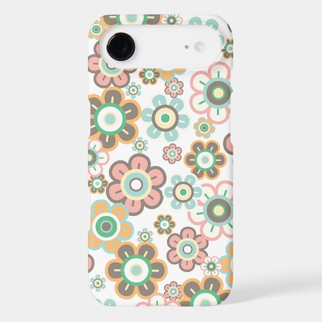 Pastel Pink Candy Daisies Flowers Girly Pattern Case-Mate iPhone Case (Back)