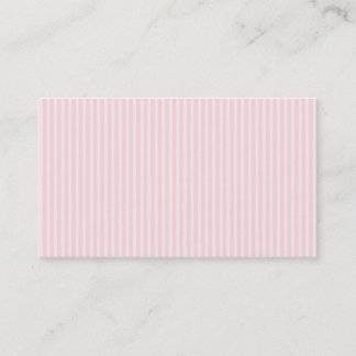 Pastel Pink Candy Stripes. Business Card