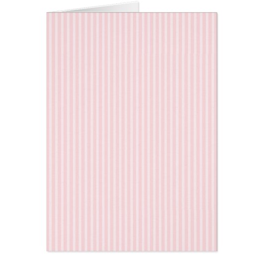Pastel Pink Candy Stripes. Cards (Front)