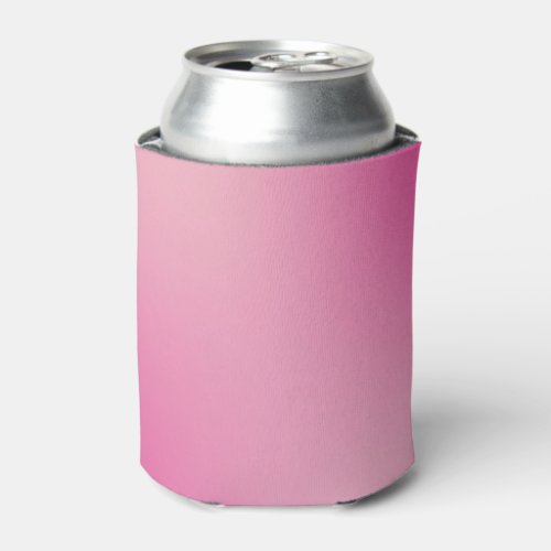 Pastel Pink Colors Abstract Blur Gradient Ombre Can Cooler
