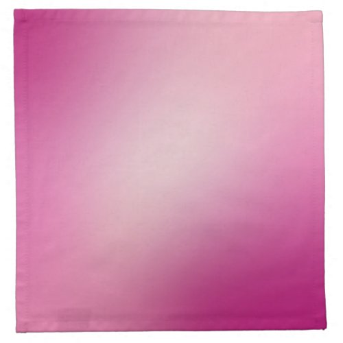 Pastel Pink Colors Abstract Blur Gradient Ombre Cloth Napkin